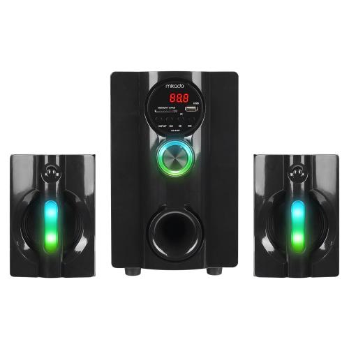 MIKADO MD-95BT 2+1 20W Siyah Multimedya FM/BT/SD/USB Speaker Hoparlör